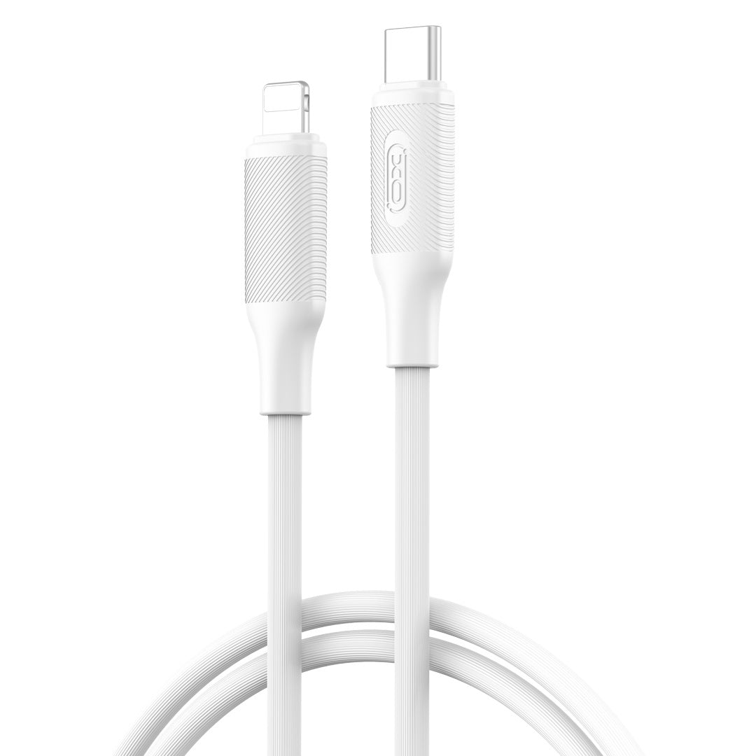 XO NB-Q265A USB-C to Lightning kabel 27W PD 1m - bela