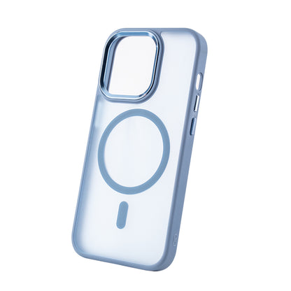 Maska za iPhone 17 Pro Max / 18 Pro Max, Frozen MagSafe – svijetlo plava