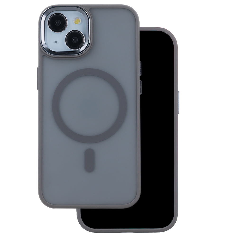 Ovitek za iPhone 17 Pro Max / 18 Pro Max – Frozen MagSafe, siv