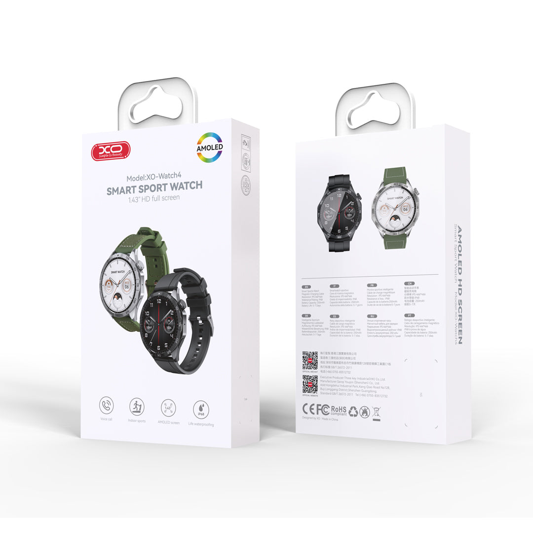 Pametna ura "XO Watch 4" Amoled