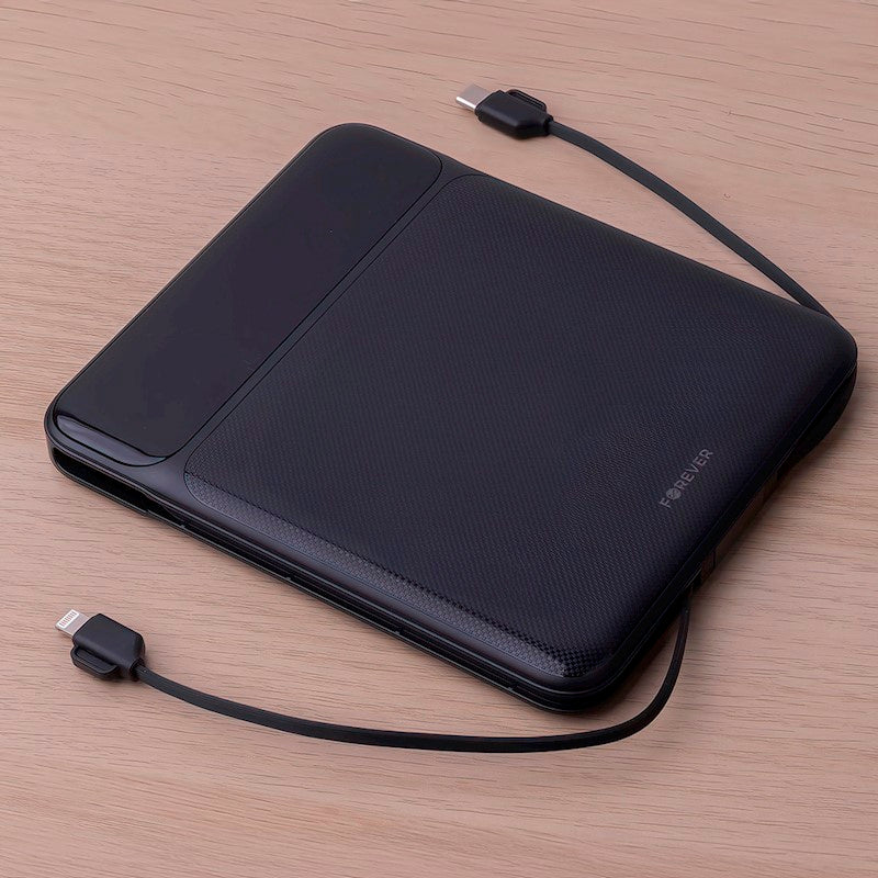 Forever TB-200 – prijenosna baterija 20000 mAh, 100W, brzo punjenje, crna