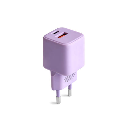 COLORUM stenski polnilnik USB-A + USB-C PD 30 W CLS30-AC-09 – sivka