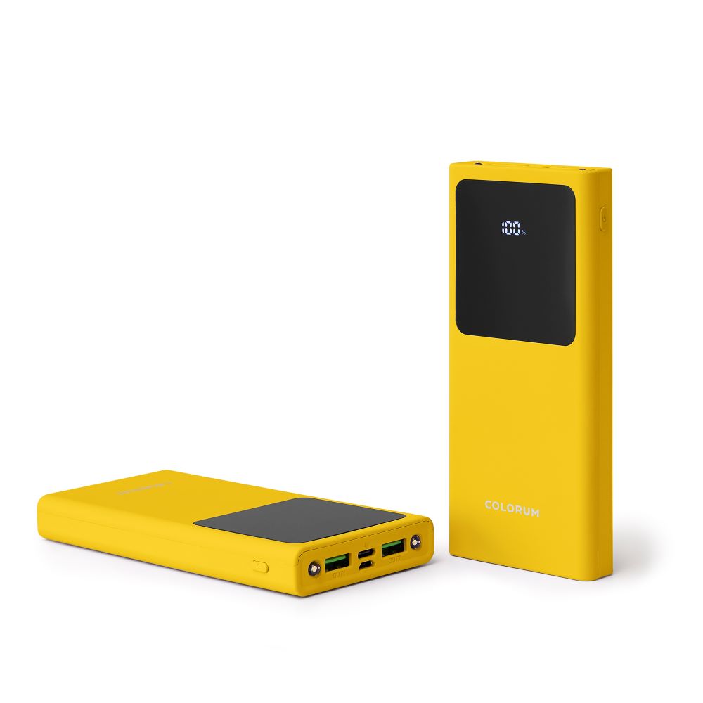 Power bank Colorum CPB10-05, 10.000 mAh – žuti