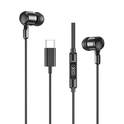 XO EP81 USB-C žične slušalke črne