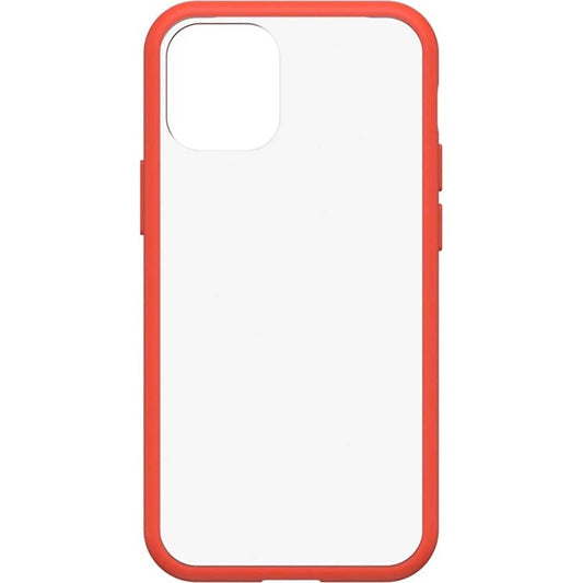 OtterBox React maskica za iPhone 12 mini – ultra tanka zaštitna maskica, prozirna/crvena