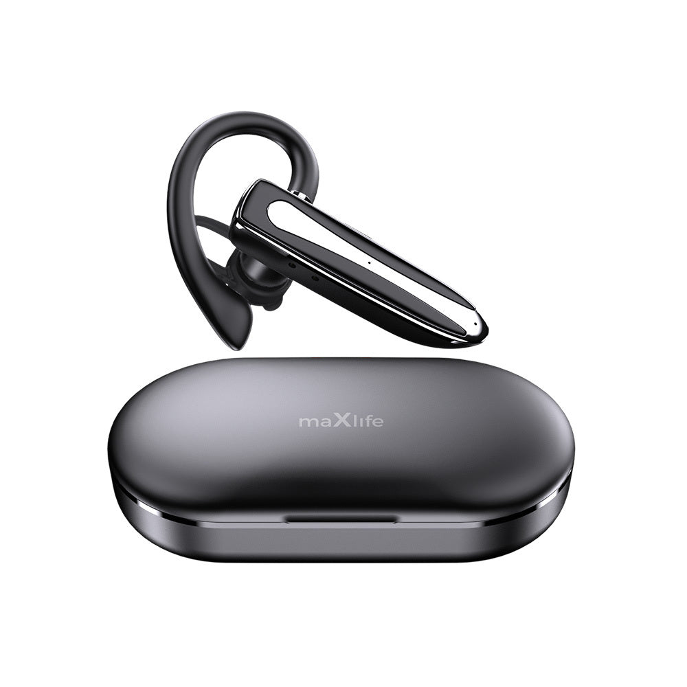 Brezžične Bluetooth slušalke Maxlife MXBH-01 s polnilnim etuijem – črne
