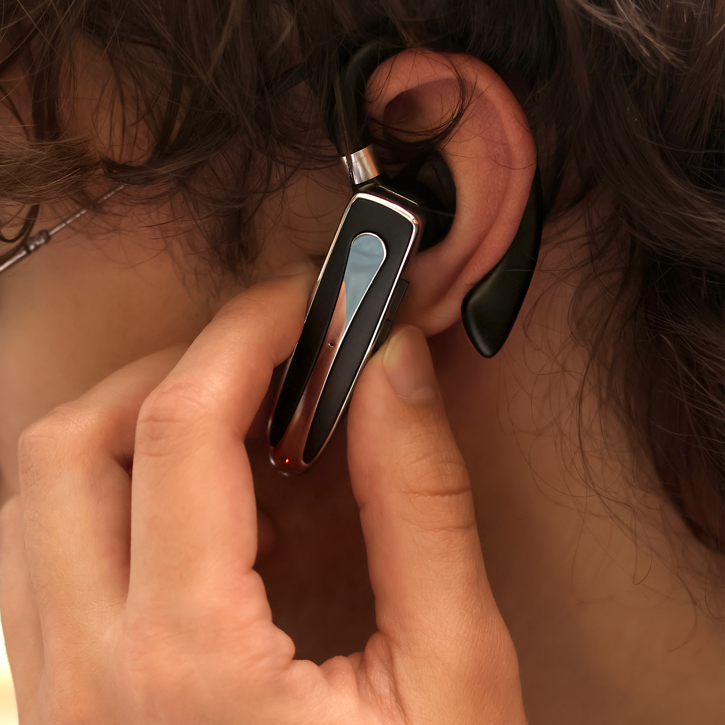 Brezžične Bluetooth slušalke Maxlife MXBH-01 s polnilnim etuijem – črne