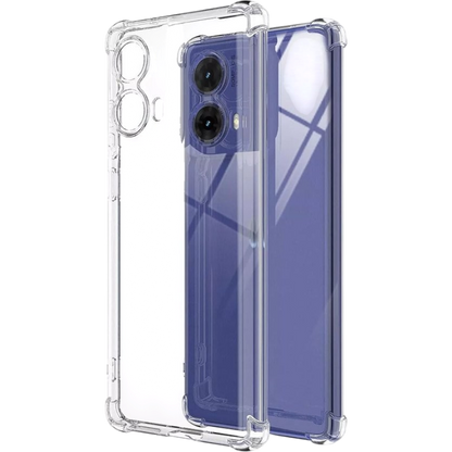 Ovitek "Tactical" za Motorola Moto G85, Prozorna – Prozorna / TPU silikon