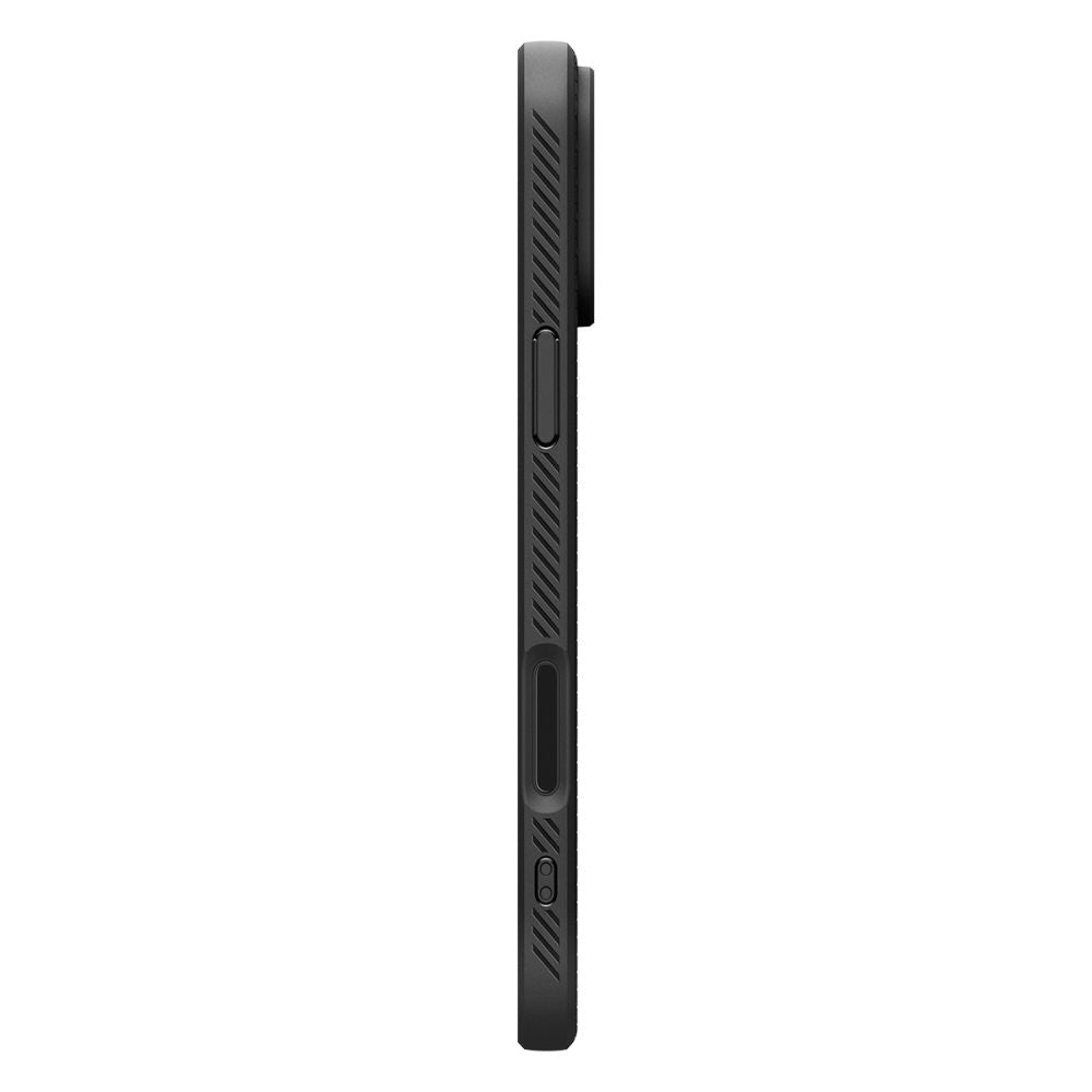 Spigen Liquid Air maskica za iPhone 17 Pro - mat crni TPU