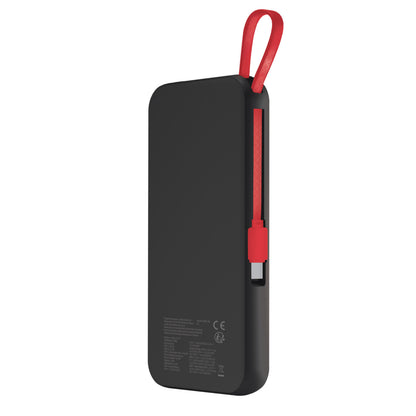 Maxlife MXPB-08 10000 mAh magnetni power bank 3-v-1 – MagSafe, brezžično polnjenje 15 W, USB-C, USB-A, črn