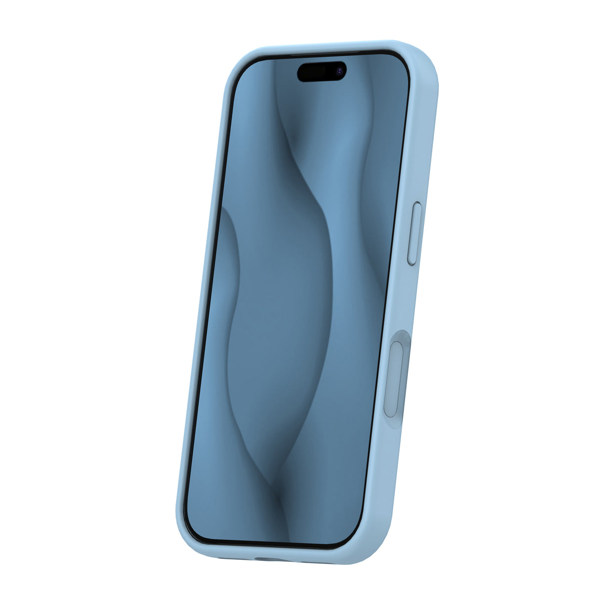 Maska za iPhone 17 Pro / 18 Pro, silikonska MagSafe – svijetlo plava