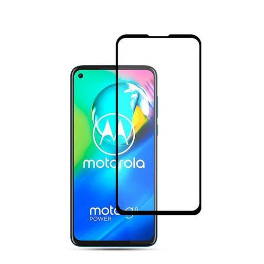 Zaštitno staklo s crnim rubom za Motorola Moto G8 Power