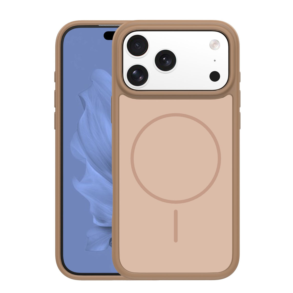 Ovitek za iPhone 17 Pro / 18 Pro, Frame Thin MagSafe,  rjav