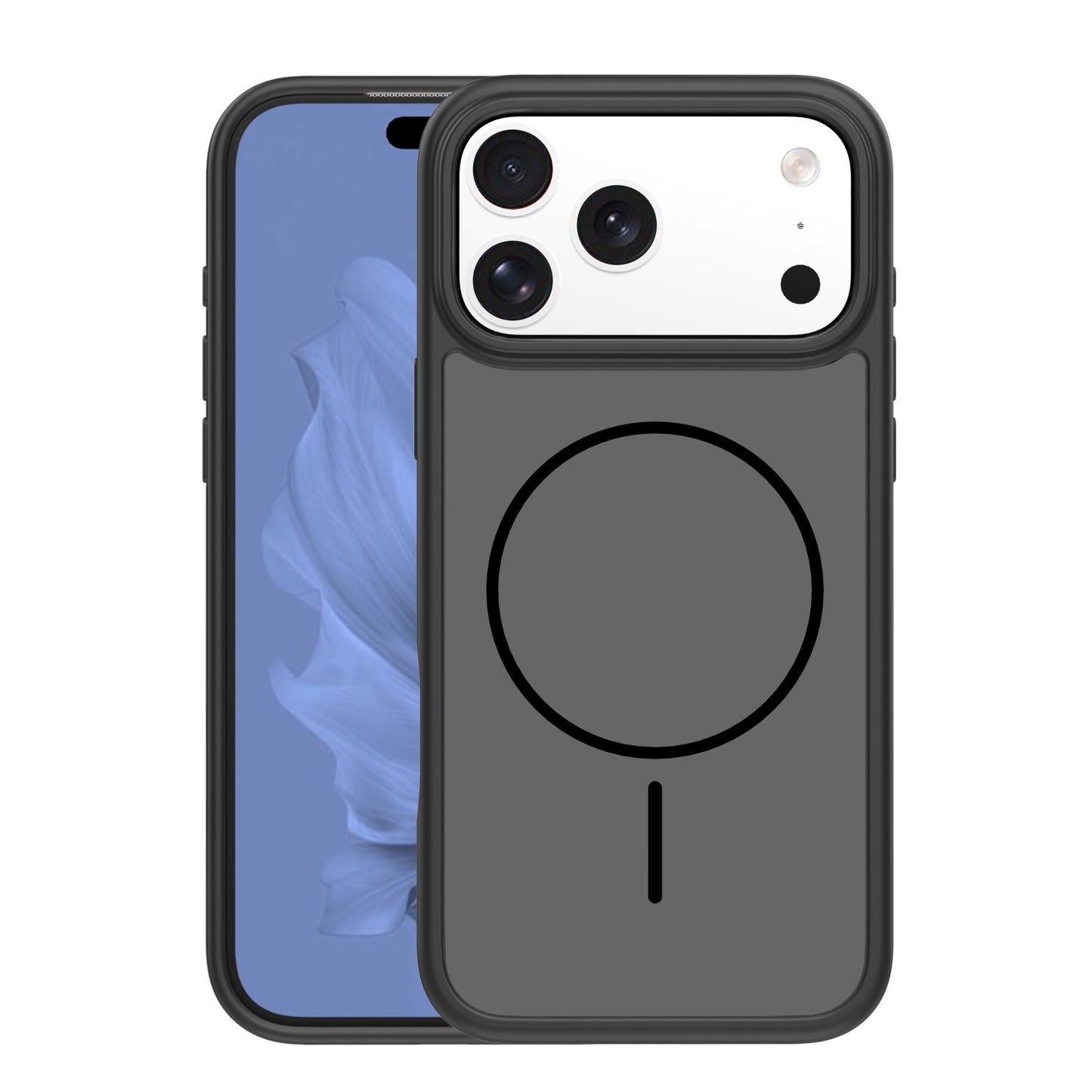 Ovitek za iPhone 17 Pro / 18 Pro – Frame Thin MagSafe, črn