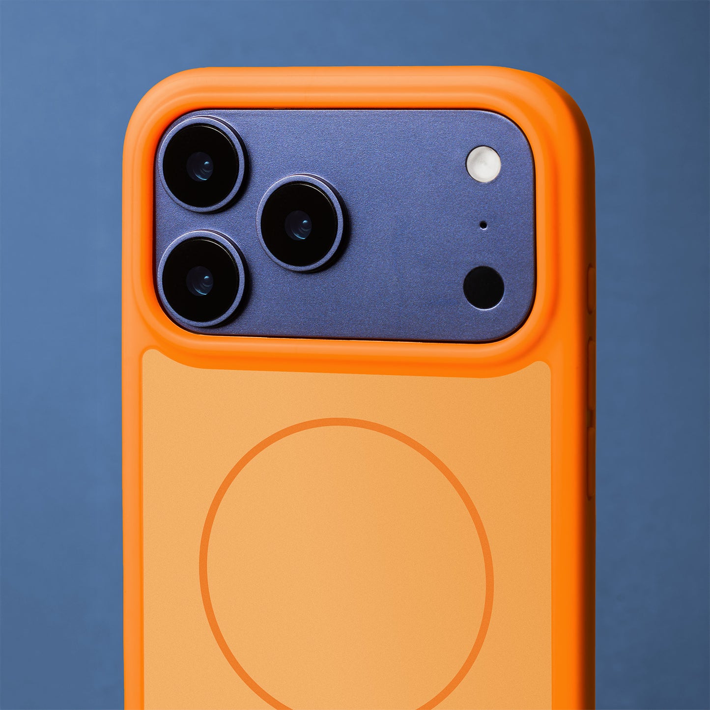 Maska za iPhone 17 Pro Max / 18 Pro Max, Frame Thin MagSafe – narančasta