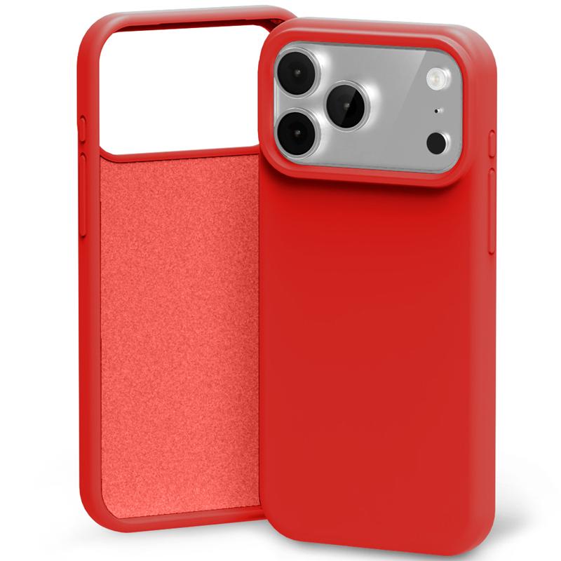 Mercury silikonski ovitek za iPhone 17 Pro in 18 Pro rdeč