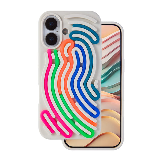 Snake silikonski ovitek za iPhone 17 6,3" - bež