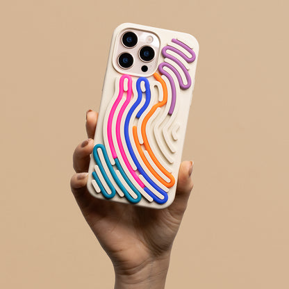Snake silikonski ovitek za iPhone 17 Pro 6,3" - bež