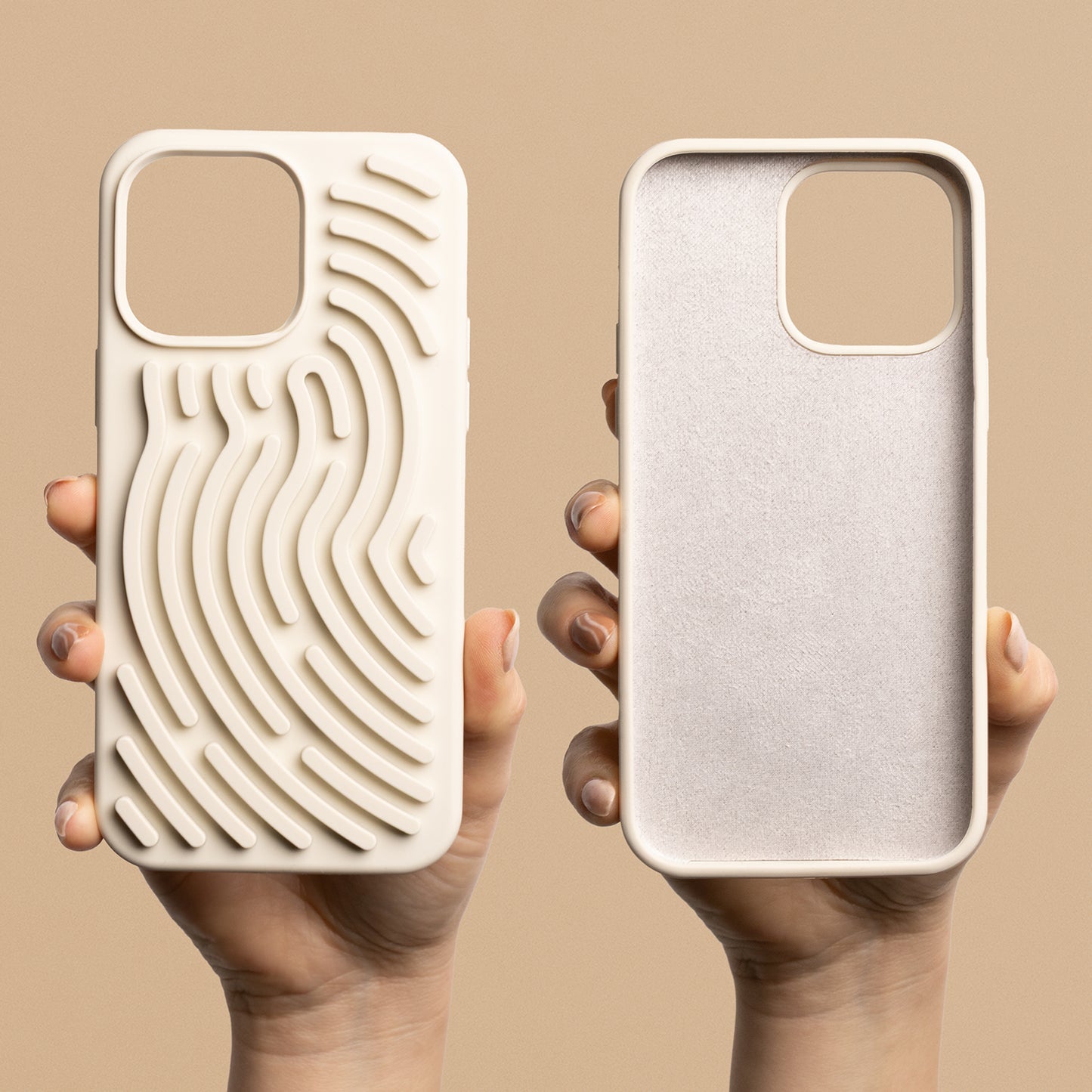 Snake silikonski ovitek za iPhone 17 Pro 6,3" - bež