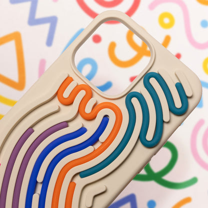 Snake silikonski ovitek za iPhone 17 Pro 6,3" - bež