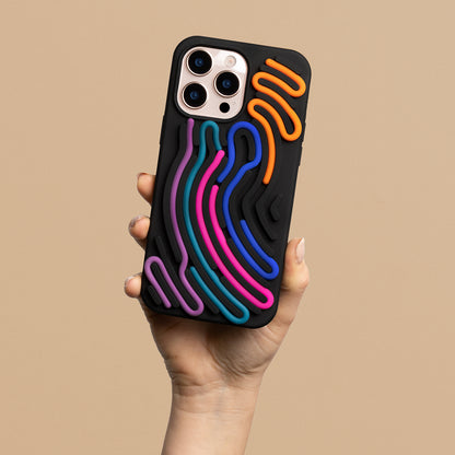 Snake silikonski ovitek za iPhone 17 Air 6,6" - črna