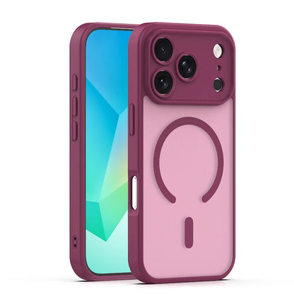 Ovitek za iPhone 17 Pro Max / 18 Pro Max – Mag Matt z zaščito kamere, kostanjev