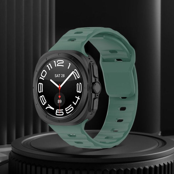 Silikonski pašček za Samsung Galaxy Watch Ultra 47 mm – temno zelena