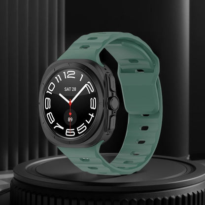Silikonski pašček za Samsung Galaxy Watch Ultra 47 mm – temno zelena