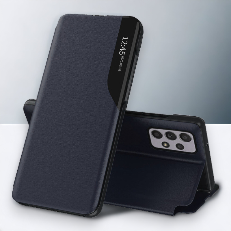 Pametna preklopna torbica za Samsung Galaxy A23 4G / A23 5G – Infostyle – Oranžna / Ekološko usnje + PC