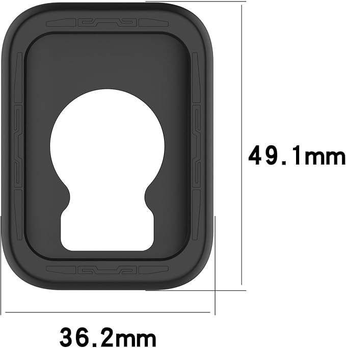 LOKEKE zaščitni ovitek za Xiaomi Band 8 Pro - Silikonska zaščita črna