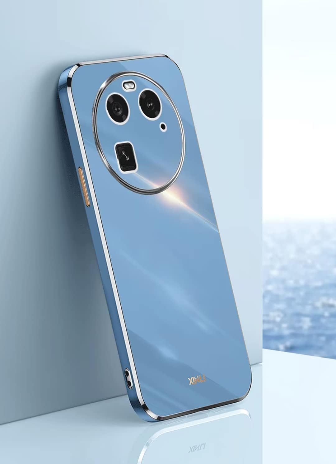 GIOPUEY maska za Oppo Find X6 Pro – plava