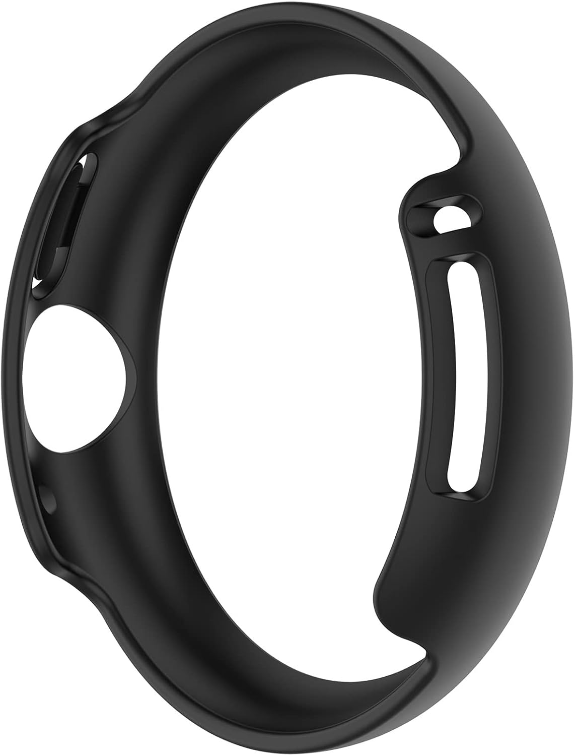 Zaščitni ovitek za Google Pixel Watch črn | PC zaščita za pametno uro