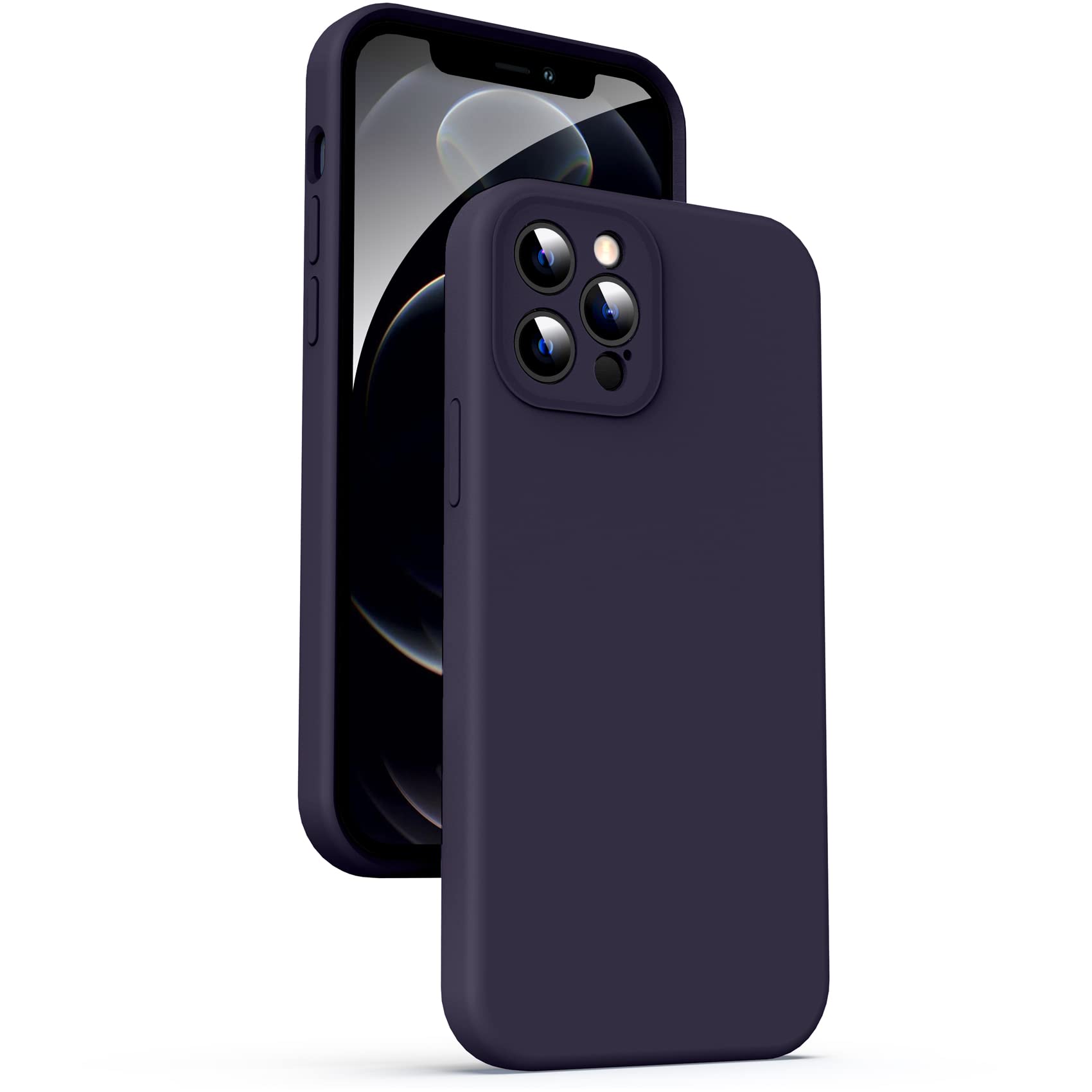 Supdeal silikonski ovitek za iPhone 12 Pro v temno vijolièni barvi