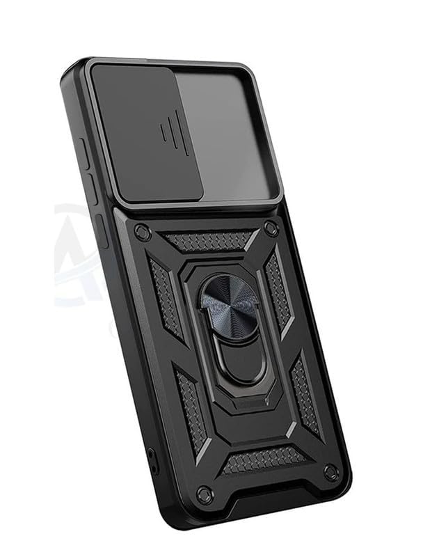 Infostyle E-Lush Ring Camera Protect zaščitni ovitek za Xiaomi 11T / 11T Pro, črn z obročem