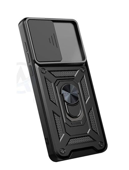 Infostyle E-Lush Ring Camera Protect zaščitni ovitek za Xiaomi 11T / 11T Pro, črn z obročem
