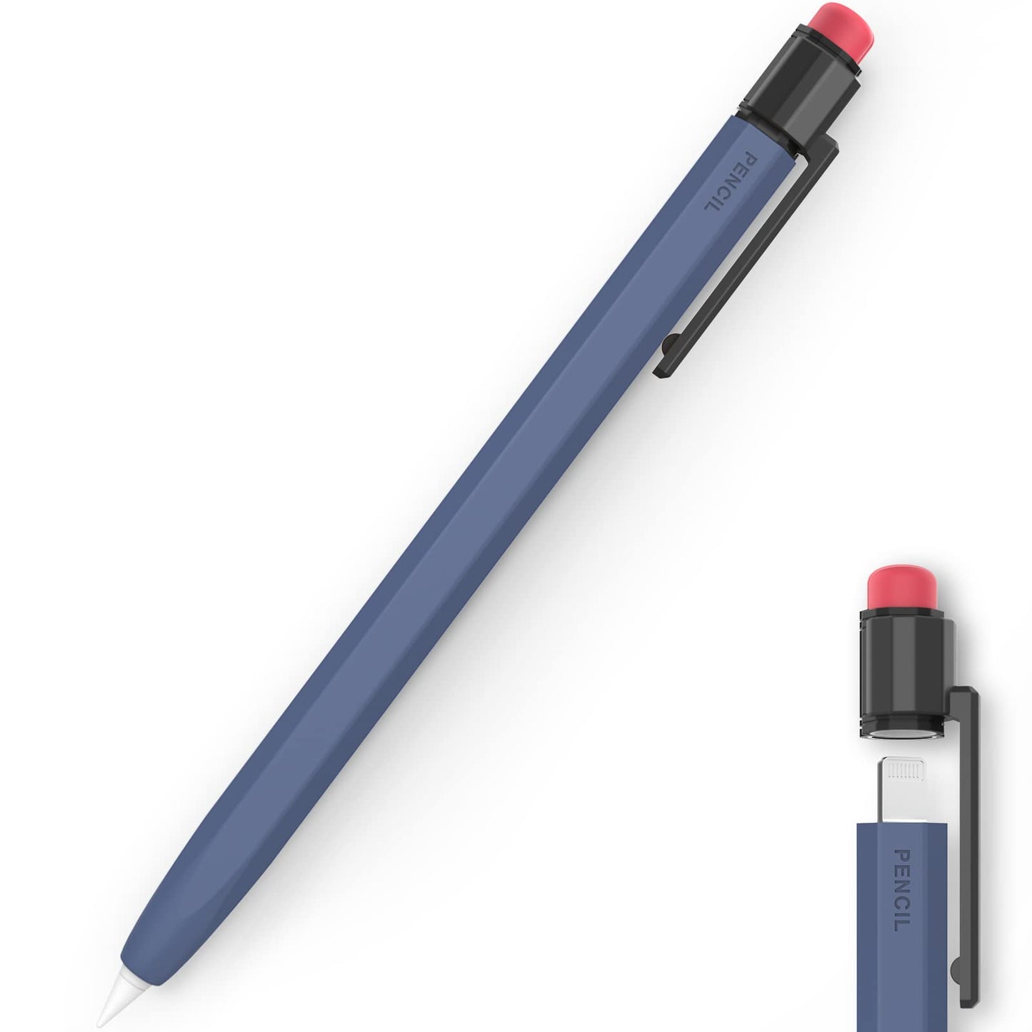 TRONWIN klasièen ovitek za Apple Pencil 1. generacije v temno modri barvi