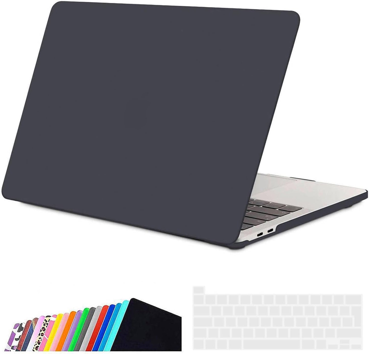 iNeseon futrola za MacBook Pro 13" 2016–2022 (A2338/M1/M2) + 2x zaštita za tipkovnicu, tamno siva
