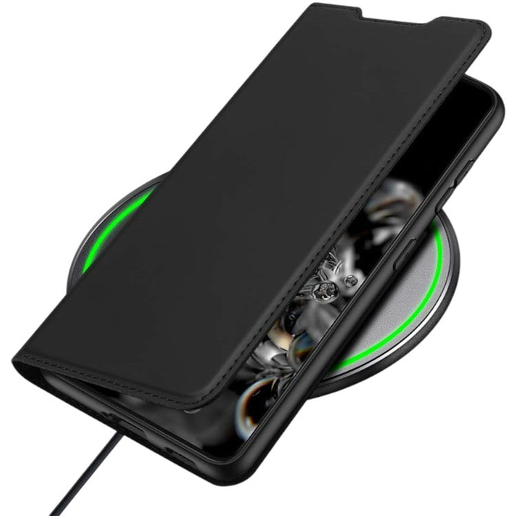 Preklopna torbica za telefon Samsung Galaxy S21 Ultra, črna – Dux Ducis