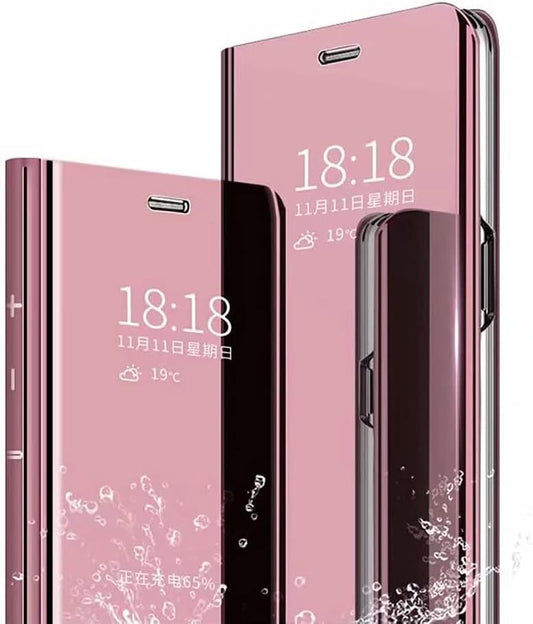 Zrcalna preklopna futrola Realme 10 4G – rozo zlato