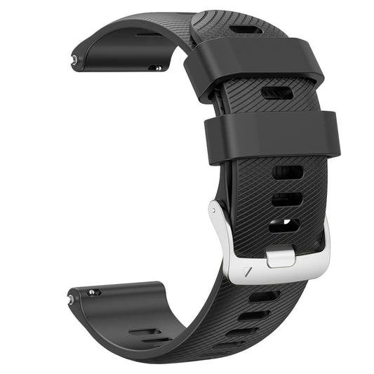 Silikonski remen za sat Garmin 18mm – Forerunner 255S, 265S, Vivoactive 4S, Venu 2S | crna