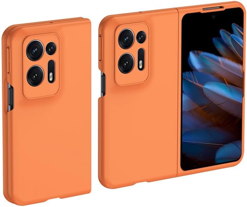 Oppo Find N2 maska – lagana tvrda PC maska otporna na ogrebotine, narančasta