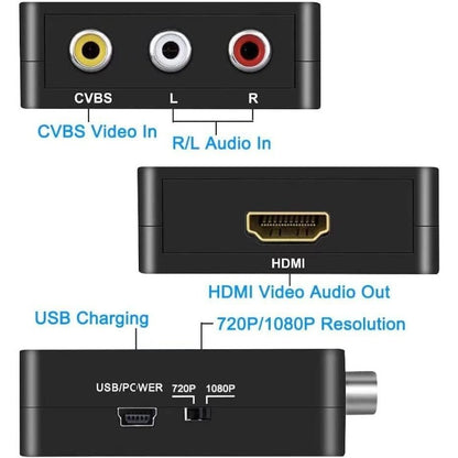 RCA v HDMI Adapter-Converter ''AMANKA''