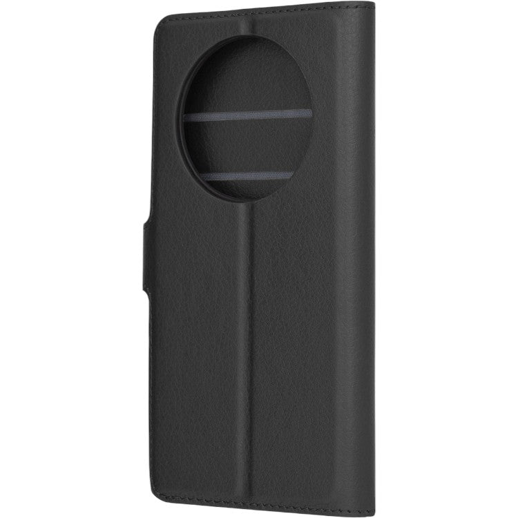 Preklopna torbica za telefon 'Leather Follo' Honor Magic6 Lite, črna – Techsuit