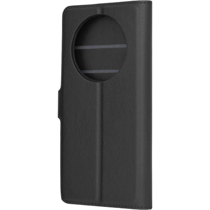 Preklopna torbica za telefon 'Leather Follo' Honor Magic6 Lite, črna – Techsuit