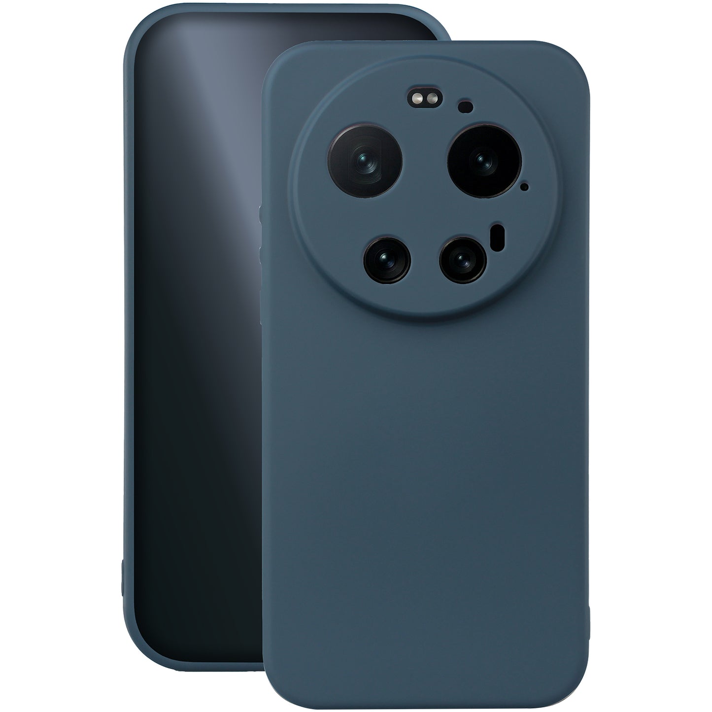 Silikonski ovitek za Xiaomi 17 Ultra - temno modra