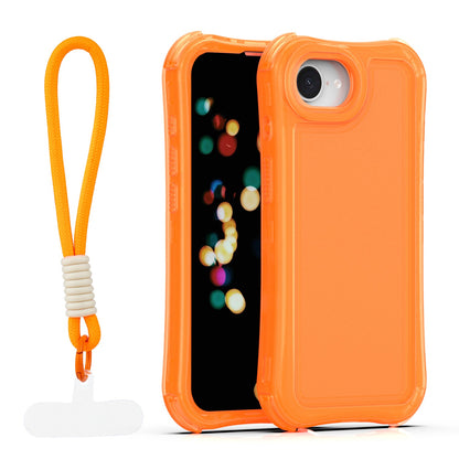 Ovitek Safepop s paščkom za iPhone 16e / 17e oranžna