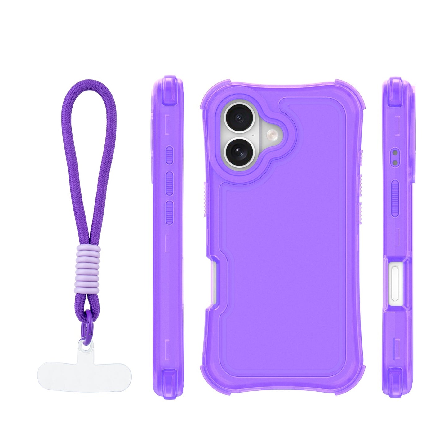 Ovitek Safepop s paščkom za iPhone 17 6,3" vijolična