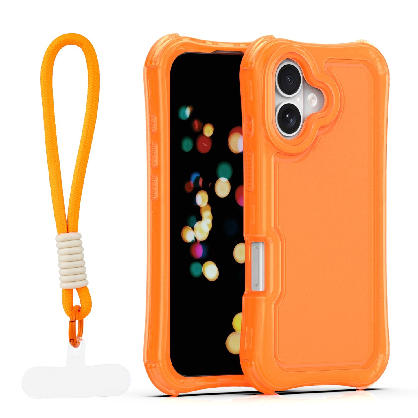 Ovitek Safepop s paščkom za iPhone 17 6,3" oranžna