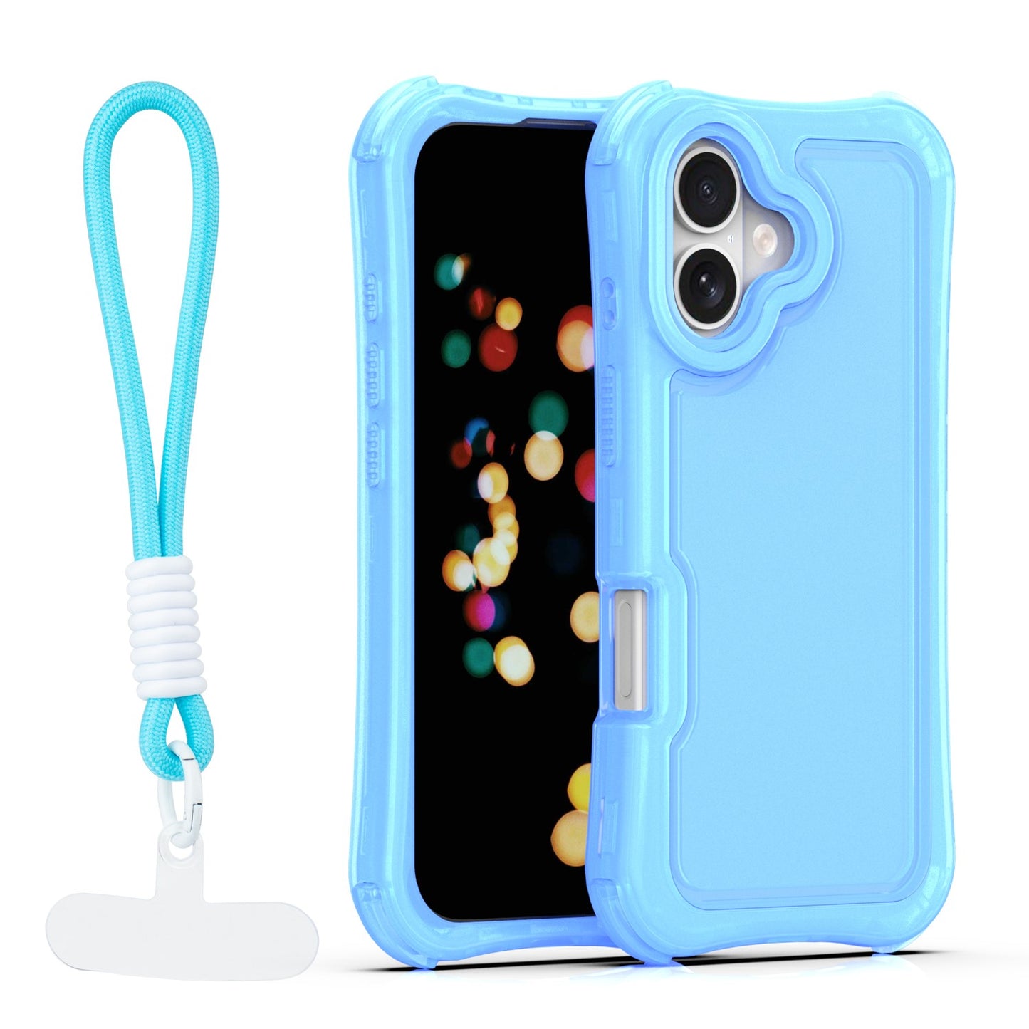 Ovitek Safepop s paščkom za iPhone 17 6,3" modra