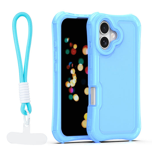 Ovitek Safepop s paščkom za iPhone 17 6,3" modra